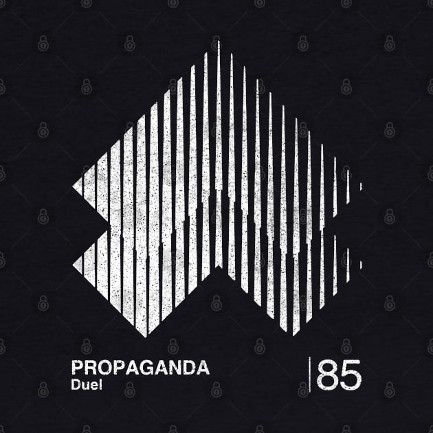 Propaganda / Minimalist Graphic Design Fan Artwork by saudade